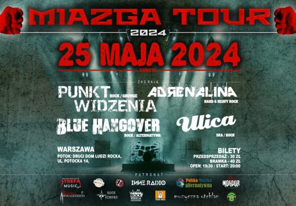 Miazga Tour 2024 - zaproszenie na kolejny koncert