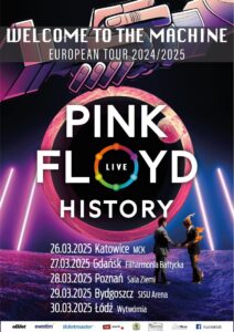 PINK FLOYD HISTORY Welcome To The Machine Tour 2025 na pięciu koncertach w Polsce!