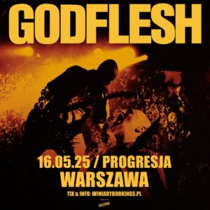 Pionierzy industrial metalu Godflesh zagrają jedyny koncert w Polsce! Występ Brytyjczyków będzie można doświadczyć w warszawskiej Progresji 16 maja. Nie może Cię to ominąć!