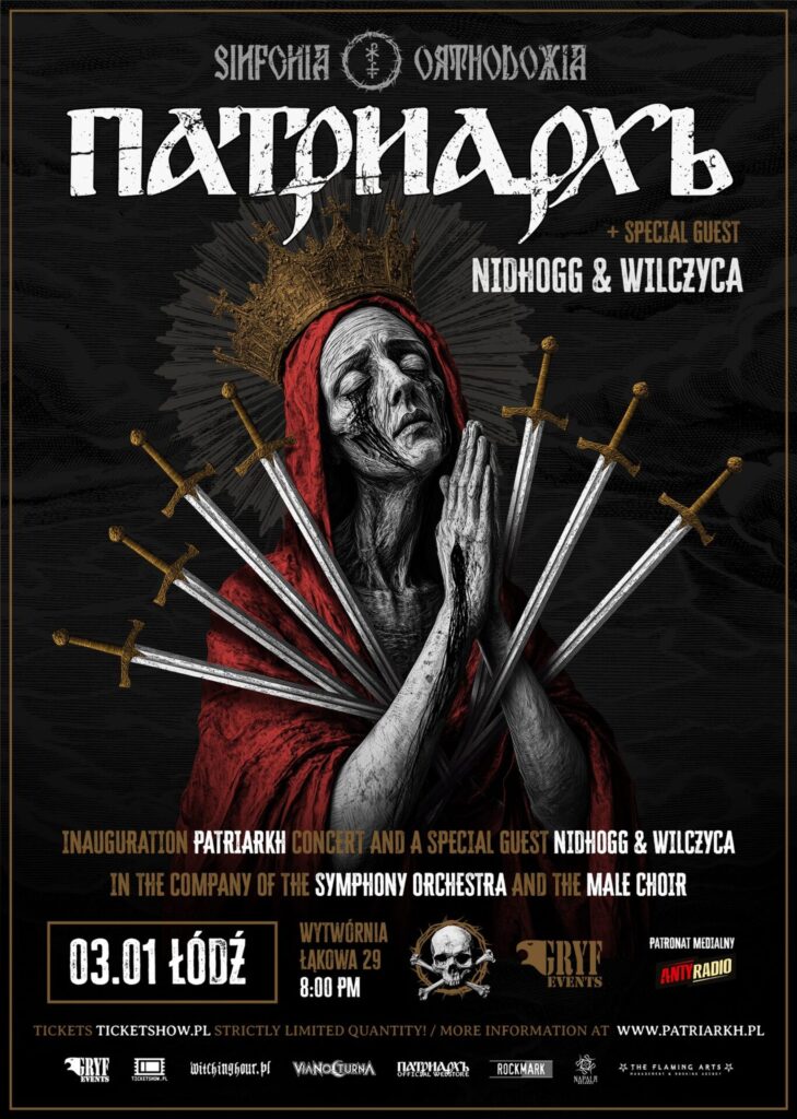 PATRIARKH (niegdyś znany jako Batushka) prezentuje koncept album zatytułowany "PROPHET ILJA / ПРОРОК ИЛИЯ". Premiera będzie miała miejsce 3 stycznia 2025. 3 stycznia, w więc w dniu premiery płyty, zespół zagra w Łodzi wyjątkowy koncert promujący nowy materiał