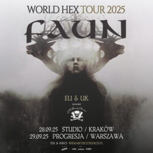 Faun rusza w trasę! Niemiecka ekipa wystąpi 28 września w krakowskim Klubie Studio, a dzień później w warszawskiej Progresji. W ramach trasy „WORLD HEX TOUR 2025” do zespołu inspirującego się średniowieczem, dołączą Ye Banished Privateers.